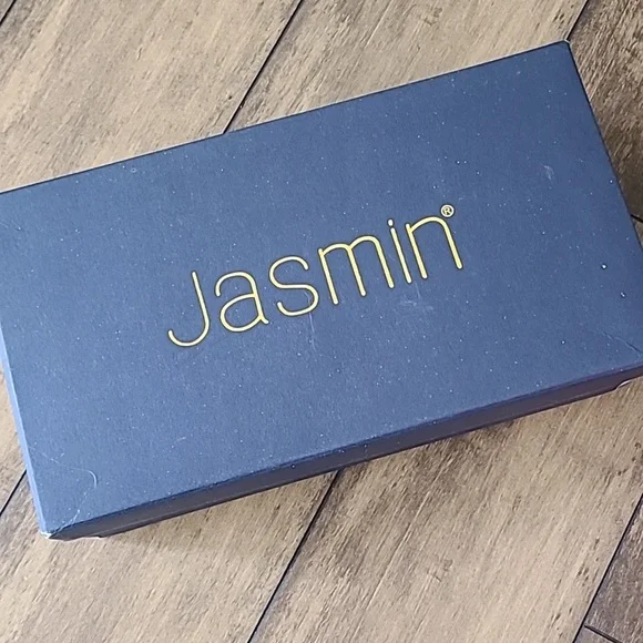 Shoes Size 8M Navy Blue Patent Fabric Wedges Lightweight Casual Everyday EUC - Picture 10 of 10